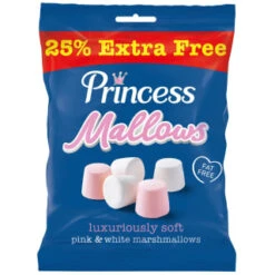 B&M Princess Mallows +25% Extra 150G
