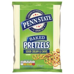 B&M Penn State Pretzels Sour Cream & Chive 175g