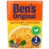 B&M Ben's Original Savoury Chicken Flavoured Rice 250g -Energizer Shop 304066 bens savoury chicken rice 250g