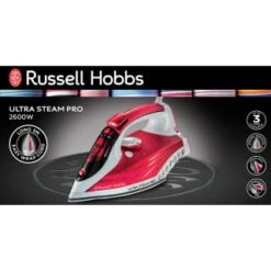Russell Hobbs Ultra Steam Pro Iron 2600W -Energizer Shop 312133 russell hobbs ultra steam pro iron 7