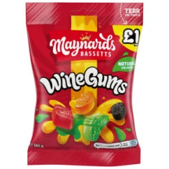 Maynards Bassetts Wine Gums 165g