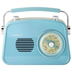 Goodmans Classic AM/FM Retro Radio - Blue