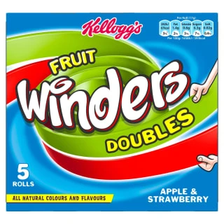 Kellogg's Fruit Winders 5pk - Apple & Strawberry 3 Kellogg's Fruit Winders 5pk - Apple & Strawberry