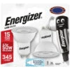 Energizer LED 50W GU10 Bulb 2pk -Energizer Shop 345063 energizer led gu10 bulb
