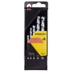 Stanley Masonry Drill Bits 5pk