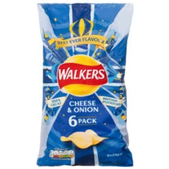 Walkers Cheese & Onion Multipack 6pk