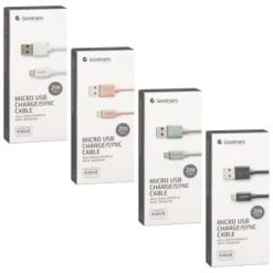 Goodmans Micro USB Charge/Sync Cable 2m - Black -Energizer Shop 356978 goodmans micro usb charge and sync cable 2m main