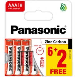 Panasonic AAA Batteries 8pk