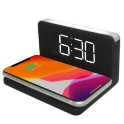 Goodmans Qi Wireless Charging Alarm Clock -Energizer Shop 359779 goodmans qi wireless charging alarm clock 3