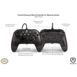 Nintendo Switch Enhanced Wired Controller - Black -Energizer Shop 363696 nintendo wired controller black 3