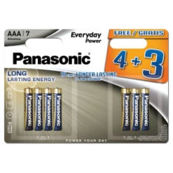 Panasonic AAA Alkaline Batteries 7pk