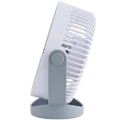 Blaupunkt Cordless Desk Fan 7" - White & Silver -Energizer Shop 368370 blaupunkt cordless deks fan white silver 2