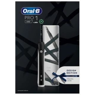 Oral B Oral-B Pro 1 680 Rechargeable Toothbrush - Black 3 Oral B Oral-B Pro 1 680 Rechargeable Toothbrush - Black