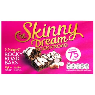 B&M Skinny Dream Rocky Road Bars 5pk 3 B&M Skinny Dream Rocky Road Bars 5pk
