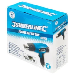 Silverline 2000W Hot Air Gun -Energizer Shop 370502 siverline heat gun