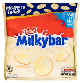 Nestlé® Nestle Milkybar Share Bag 196g 3 Nestlé® Nestle Milkybar Share Bag 196g