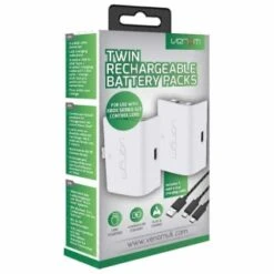 Venom Xbox Series X Twin Rechargeable Battery Pack - White