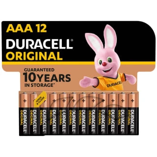 Duracell Original AAA Batteries 12pk 3 Duracell Original AAA Batteries 12pk