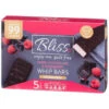 B&M Bliss Dark Chocolate & Raspberry Whip Bars 5pk -Energizer Shop 377546 bliss whip bars dark chocolate and raspberry 5pk