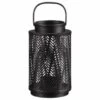 B&M Black Metal Lantern -Energizer Shop 381546 black metal lantern