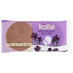 B&M Kallo Milk Chocolate Rice Cakes 4pk