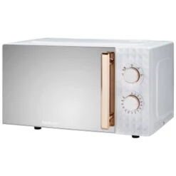 Goodmans Diamond White And Rose Gold Microwave