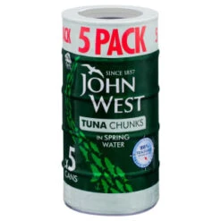 John West Tuna Chunks In Spring Water 5pk