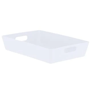 Soho Storage Tray 8 X 35 X 26cm - White 3 Soho Storage Tray 8 X 35 X 26cm - White