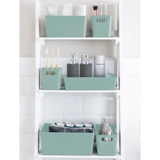 Soho Storage Tub 11 X 25.5 X 17cm - Sage 4 Soho Storage Tub 11 X 25.5 X 17cm - Sage - Image 2
