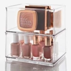 Clear Nestable Storage Tub - Medium -Energizer Shop 384979 clear nestable box medium