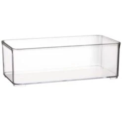 Clear Nestable Storage Tub - Large