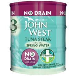 John West Tuna Steak Immunity 3 X 110g