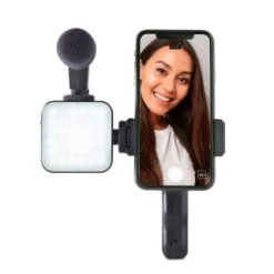 B&M Summer Vibes Phone Grip & Tripod Set -Energizer Shop 385938 streaming studio recording phone grip and tripod 2