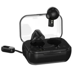 B&M Air4 True Wireless Earbuds With Charging Case - Black