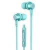 Goodmans Extra Bass Metal Earphones - Mint 1 Goodmans Extra Bass Metal Earphones - Mint -Energizer Shop 386061 goodmans high power bass metal earphones in line microphone mint