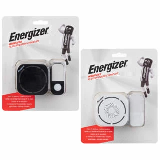 Energizer Wireless Plug-In Door Chime Kit - White 4 Energizer Wireless Plug-In Door Chime Kit - White - Image 2