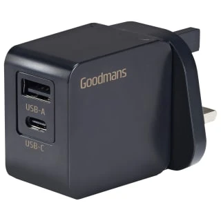 Goodmans Mains PD Fast Charger - Black 3 Goodmans Mains PD Fast Charger - Black - Image 2