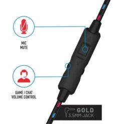 B&M Stealth Gaming Headset -Energizer Shop 386743 c6100 stealth headset red and blue 8