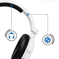B&M Stealth C6-100 Headset -Energizer Shop 386746 c6100 stealth headset white and blue 6