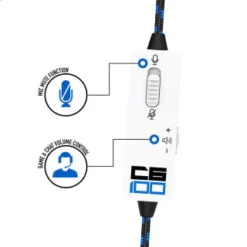 B&M Stealth C6-100 Headset -Energizer Shop 386746 c6100 stealth headset white and blue 7