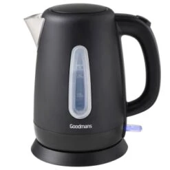 Goodmans Matt Black Jug Kettle 1.7L