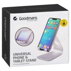 Goodmans Phone & Tablet Holder - Silver