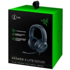 B&M Kraken X Lite Gaming Headphones -Energizer Shop 387591 razer kraken x lite essential wired gaming headset 4