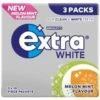 B&M Wrigleys Extra Chewing Gum 3pk - White Melon Mint -Energizer Shop 388464 wrigleys extra white melon mint 3pk