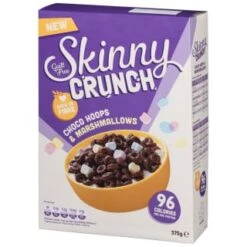 B&M Skinny Crunch Cereal Choco Hoops & Marshmallows 375g