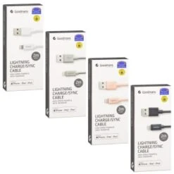 Goodmans Lightning Charge/Sync Cable 2m - White -Energizer Shop 390297 goodmans lightning charge and sync cable 2m white