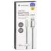 Goodmans Lightning Metal Charging Cable - Silver -Energizer Shop 390302 goodmans metal lightning charge and sync cable 1m silver 2