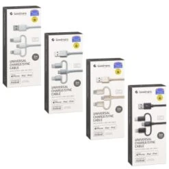 Goodmans 3-in-1 Charging & Sync Cable - Grey -Energizer Shop 390316 goodmans universal charge and sync cable 3m main