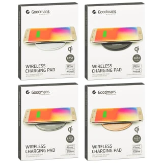 Goodmans Metallic Wireless Charging Pad - Silver 6 Goodmans Metallic Wireless Charging Pad - Silver - Image 4