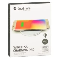 Goodmans Metallic Wireless Charging Pad - Silver